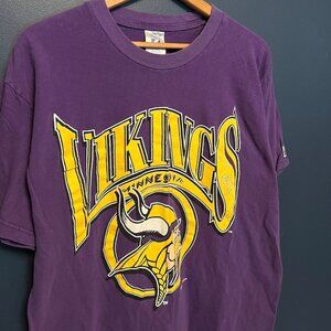 Vintage 90’s Minnesota Vikings NFL Football T Shirt Tee Size S-XL